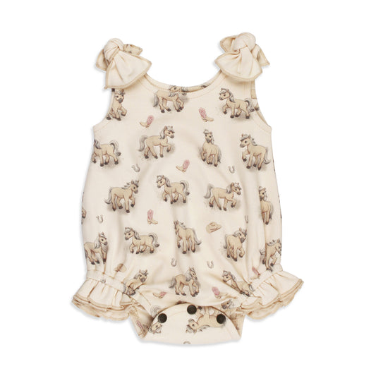 L'oved Baby Blush Boots Shoulder Bow Bodysuit