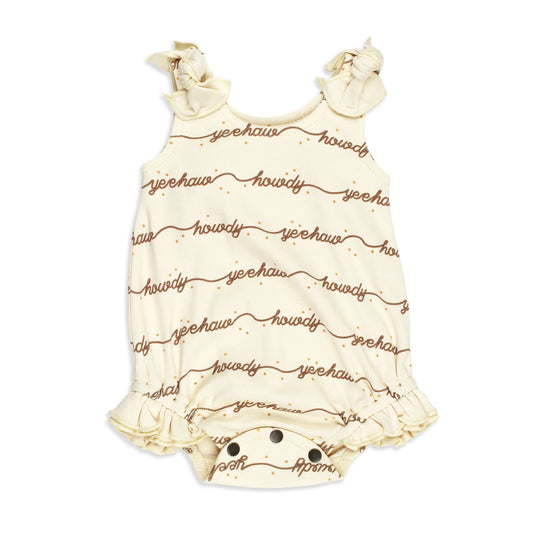 L'oved Baby Howdy Shoulder Bow Bodysuit