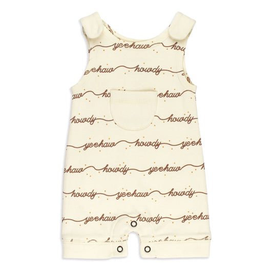 L'oved Baby Howdy Organic Sleeveless Romper