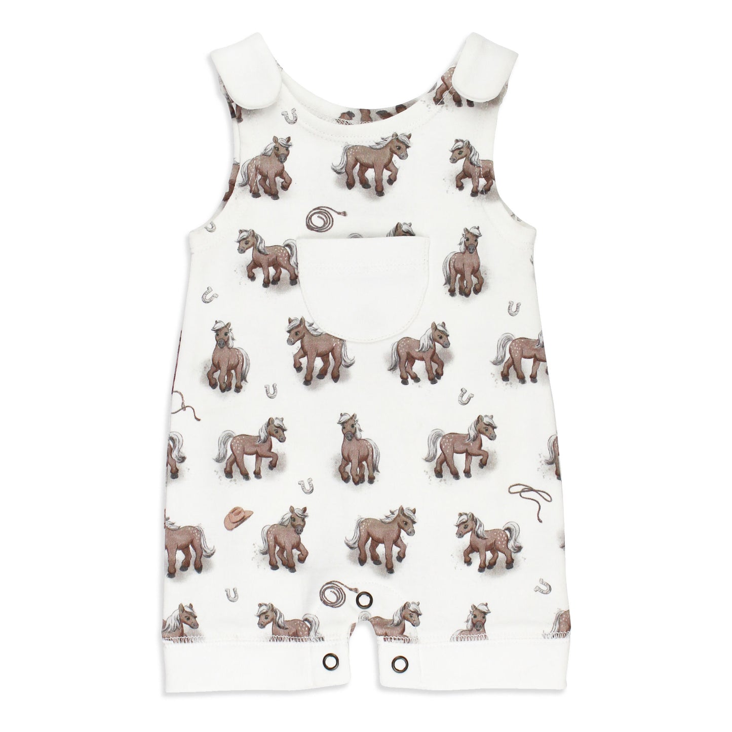 L'oved Baby Little Lasso  Organic Sleeveless Romper