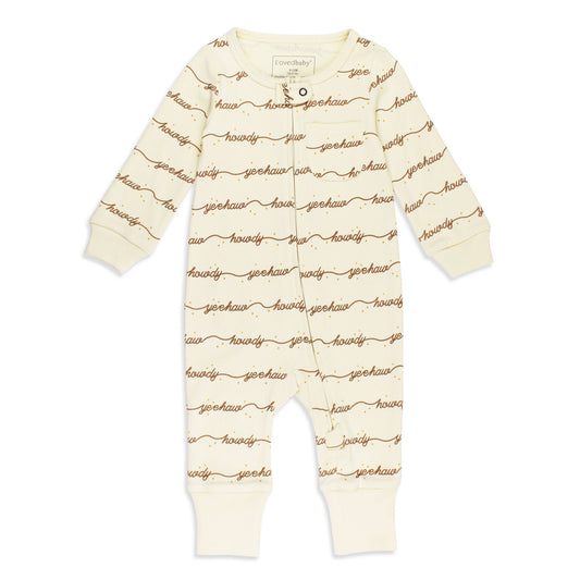 L'oved Baby Organic Howdy Footless Romper