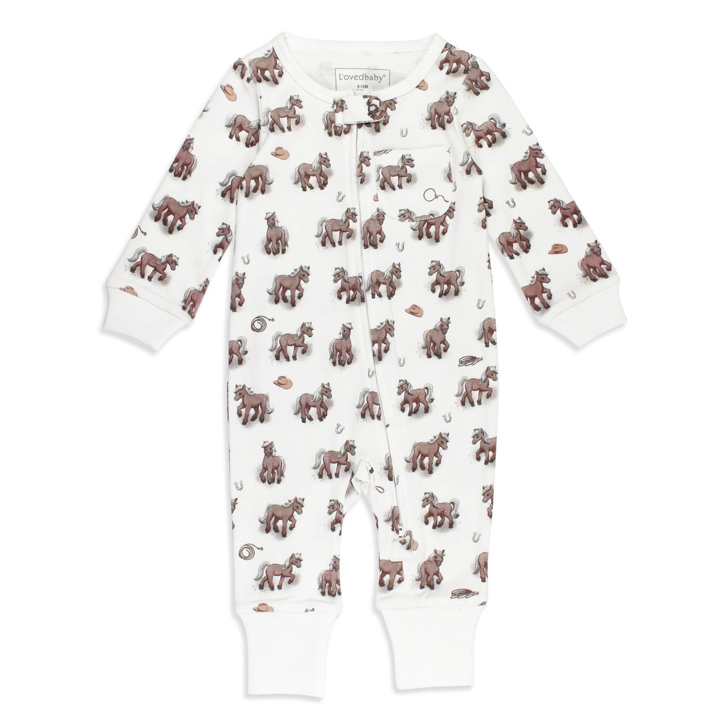 L'oved Baby Organic Little Lasso Footless Romper