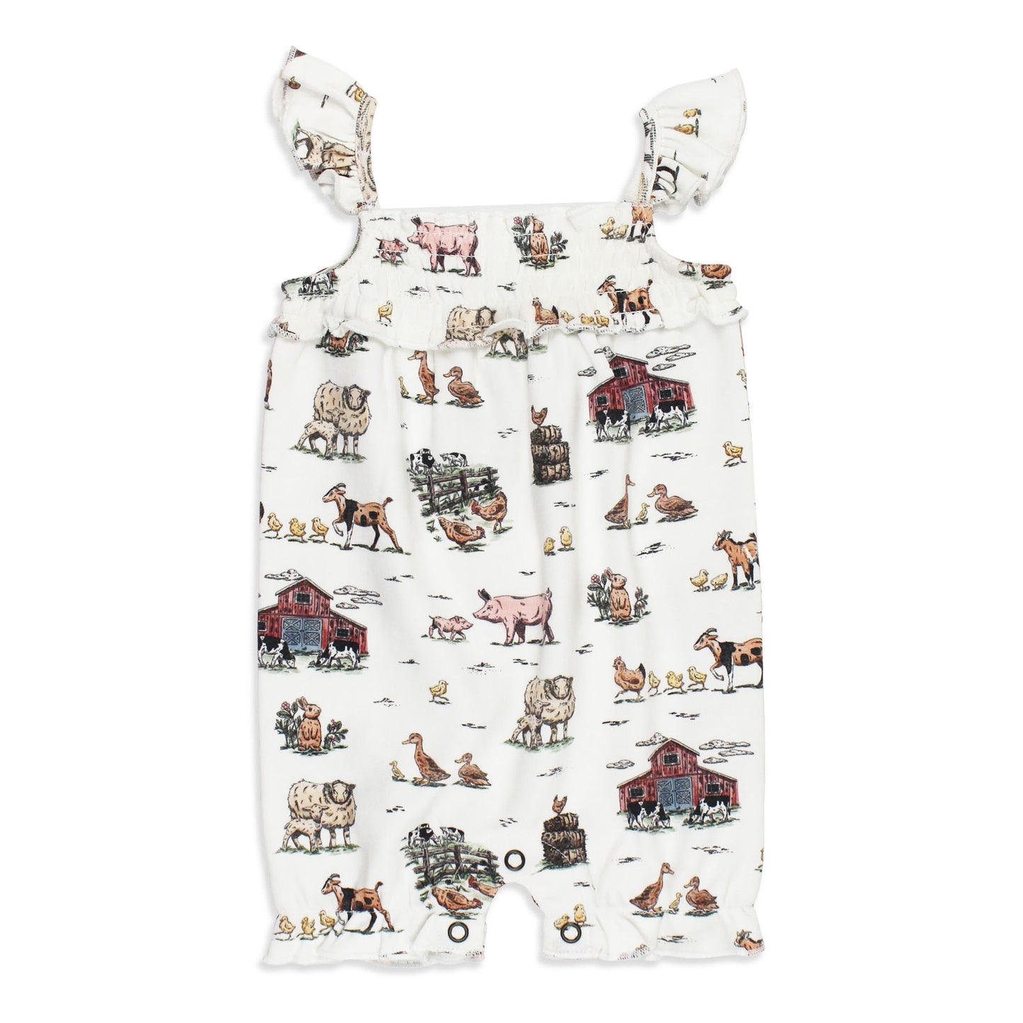 L'oved Baby Farm Friends Bubble Romper