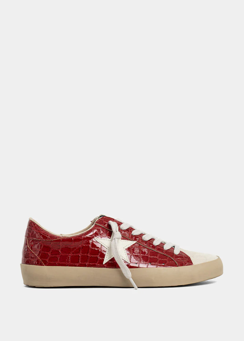 ShuShop Paula Cherry Croc Sneaker