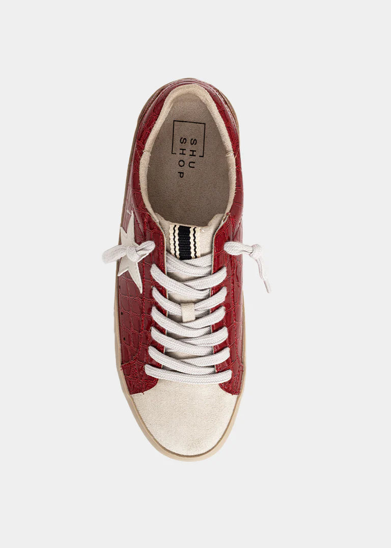 ShuShop Paula Cherry Croc Sneaker