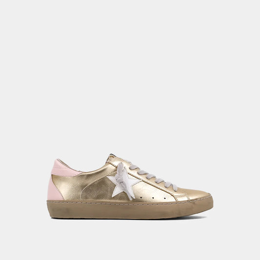 Paula Gold Metallic Sneaker by ShuShop