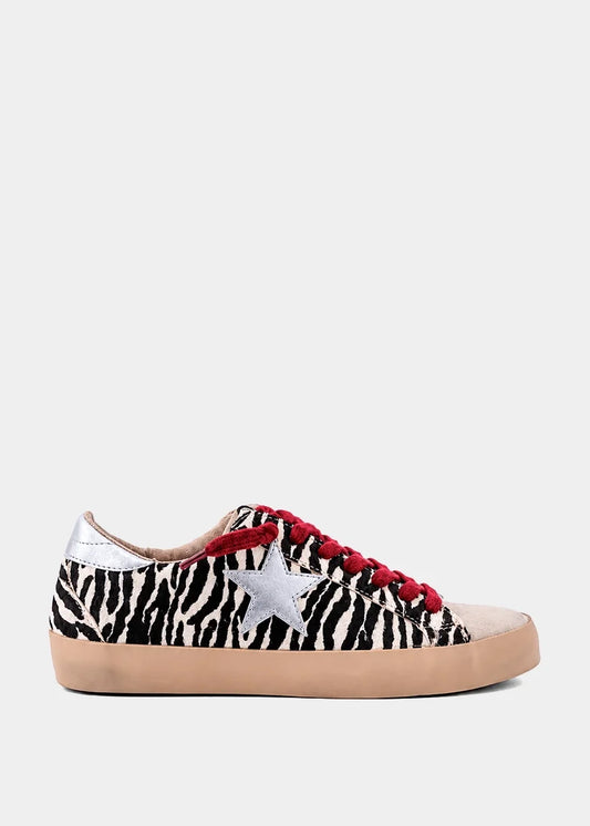 Shu Shop Paula Zebra Hair Sneaker