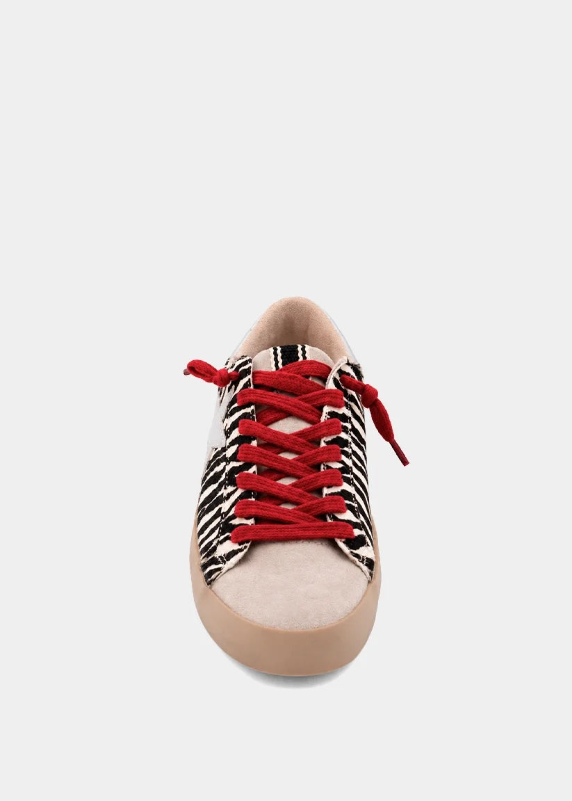 Shu Shop Paula Zebra Hair Sneaker