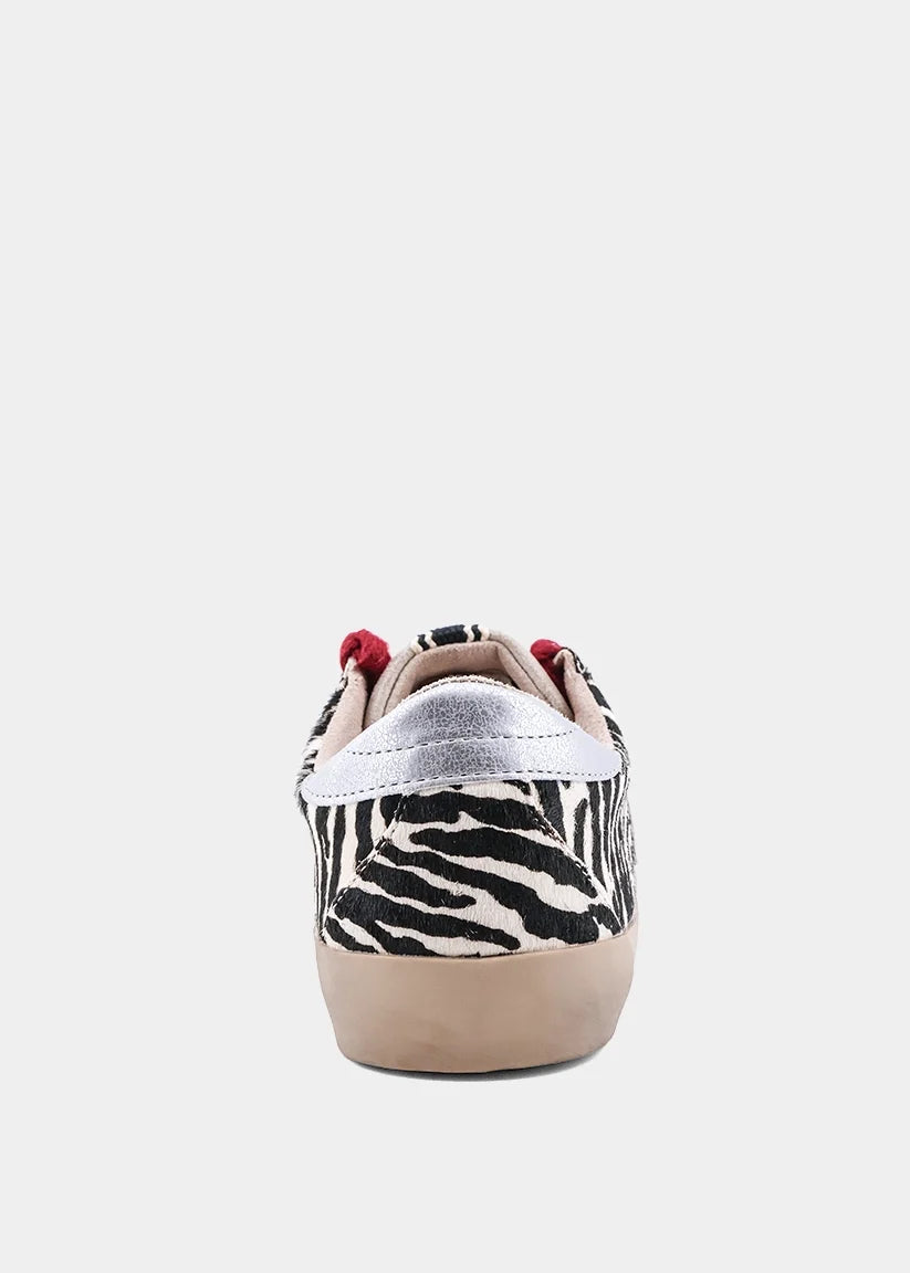 Shu Shop Paula Zebra Hair Sneaker