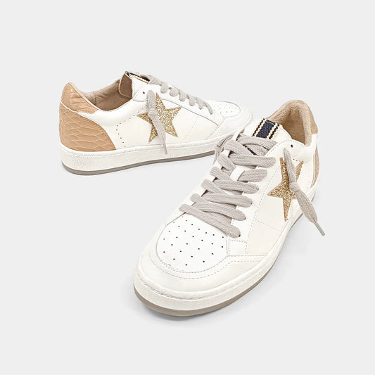 PAZ Taupe Snake Sneaker by ShuShop