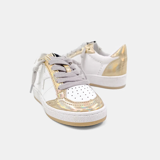 Shu Shop Paz Iridescent Gold Toddler/Kid Sneakers