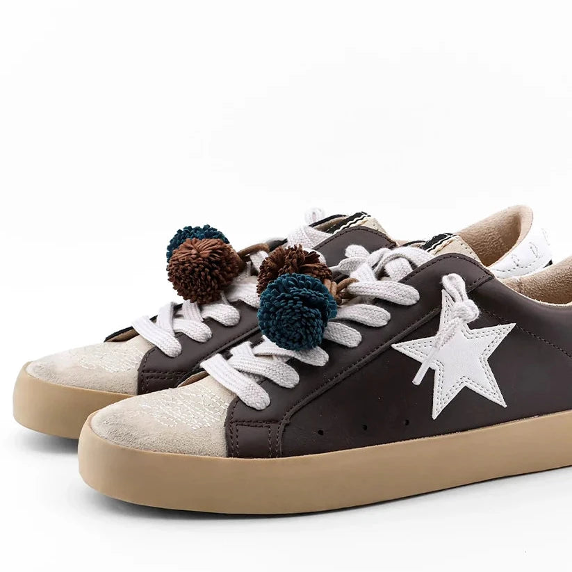 Shushop Peggy Sneaker- Brown