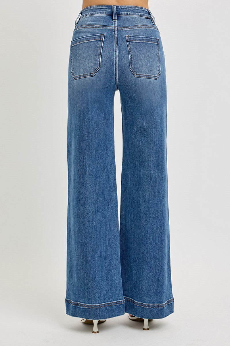Risen TC High Rise Pintuck Jeans