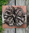 Metallic Brown Big Tassel Bow Headband- 8"