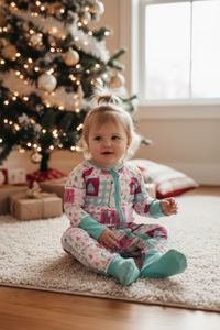 Girls Infant Merry & Bright Onesie