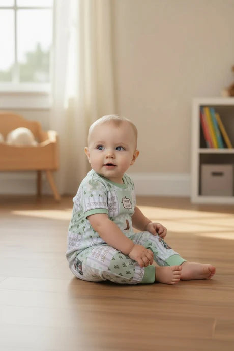 Howdy Dearly Loved Western Baby Romper