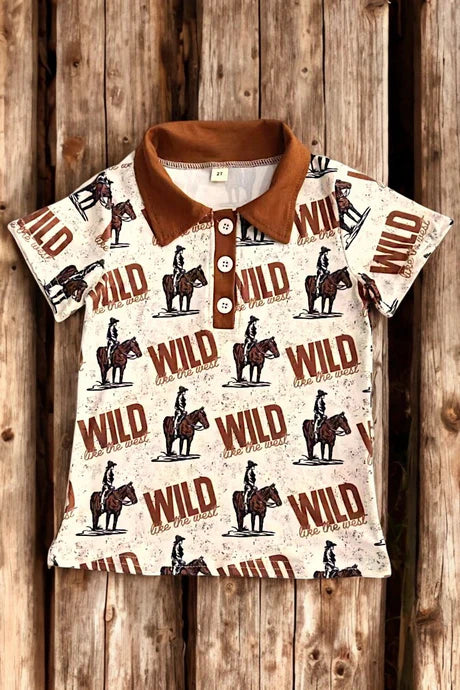 Boys Wild Like The West Top
