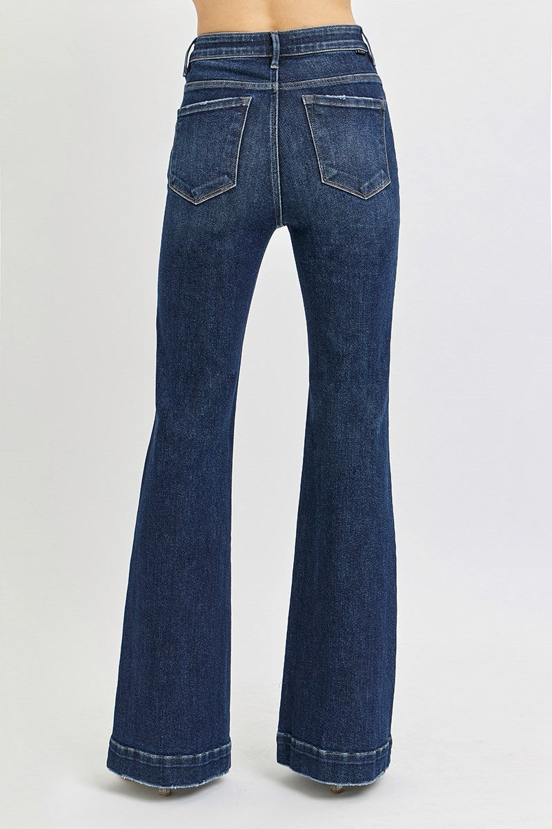 Risen E- Band High Rise Flare Jeans