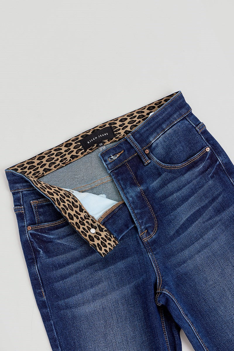 Risen TC High Rise Flare Elastic Band Jeans
