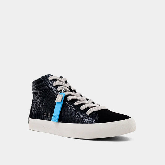 SHU SHOP REESE BLACK SNAKE KIDS SNEAKER