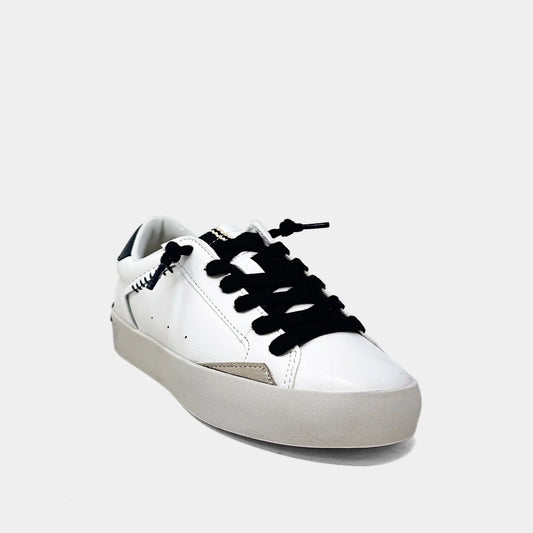 SHU SHOP RUBY BLACK & WHITE KIDS SNEAKERS