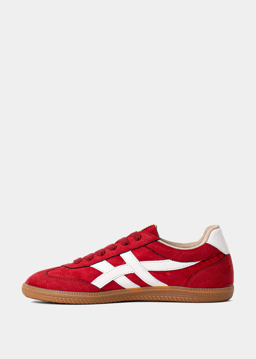 Shushop Sasha Red Suede Sneaker