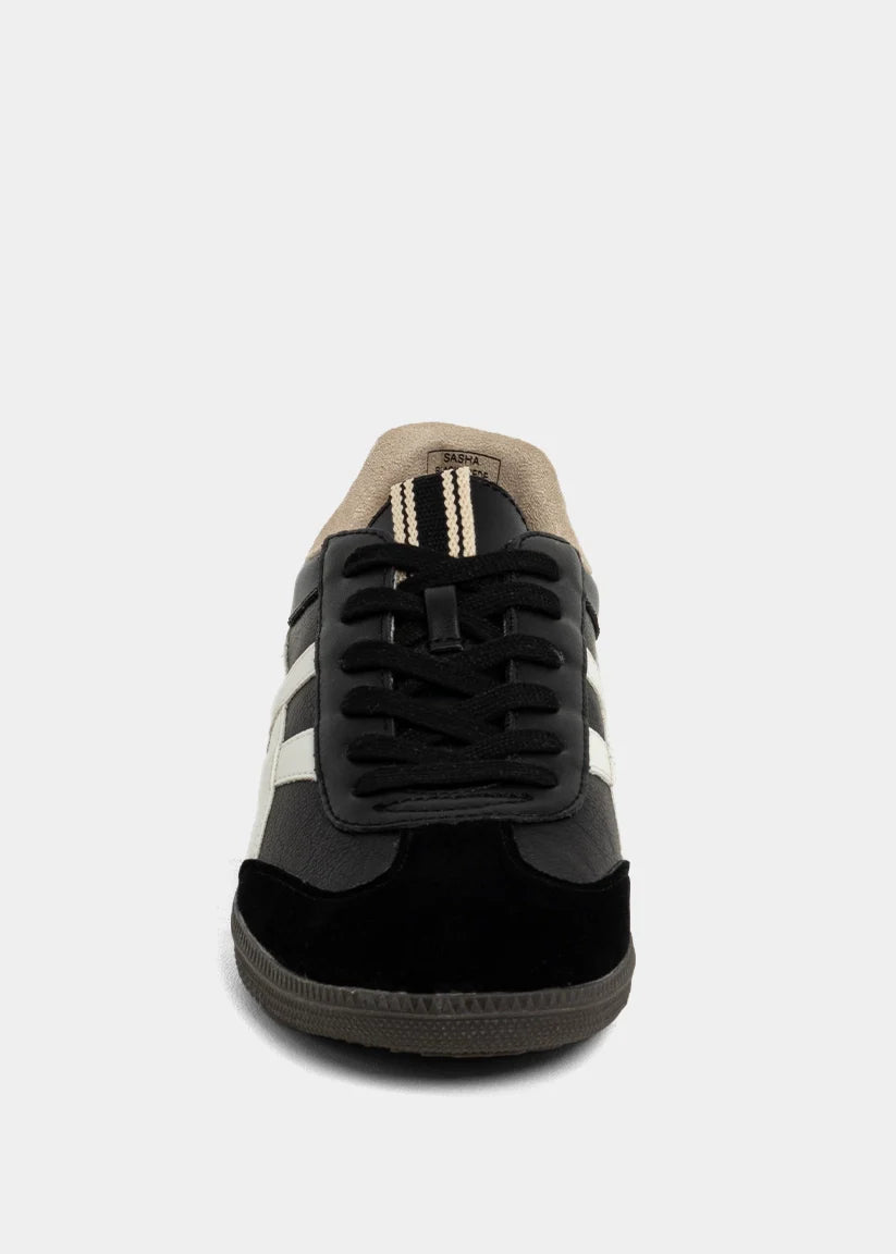 Shushop Sasha Black Suede Sneaker