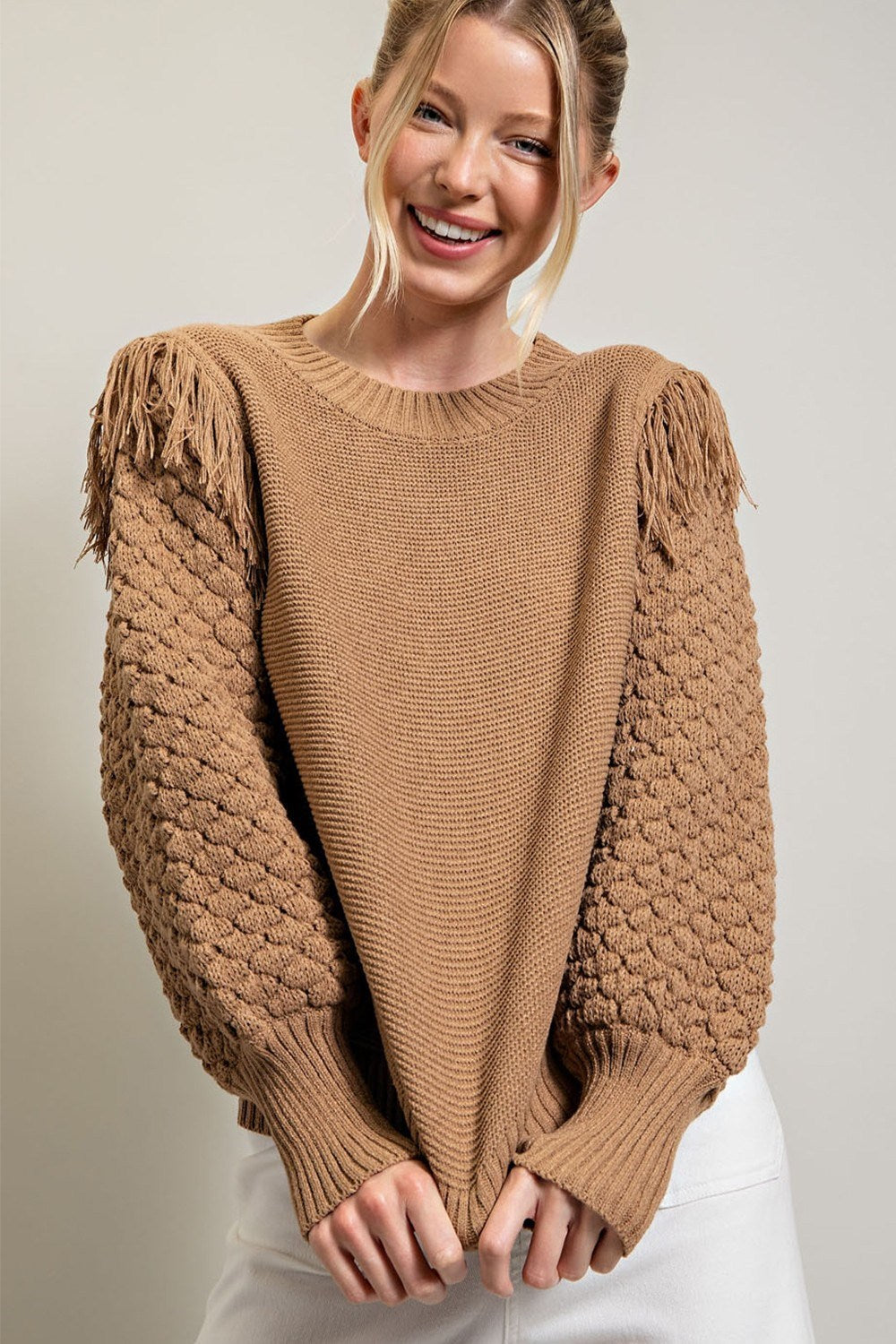 Coco Fringe Knitted Sweater