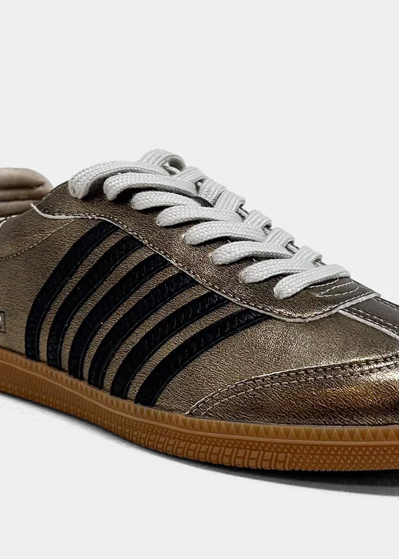 ShuShop Stella Metallic Gold Sneaker