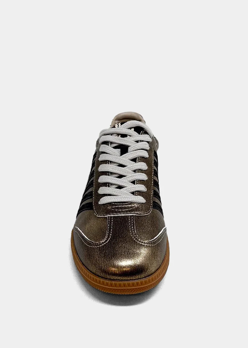 ShuShop Stella Metallic Gold Sneaker
