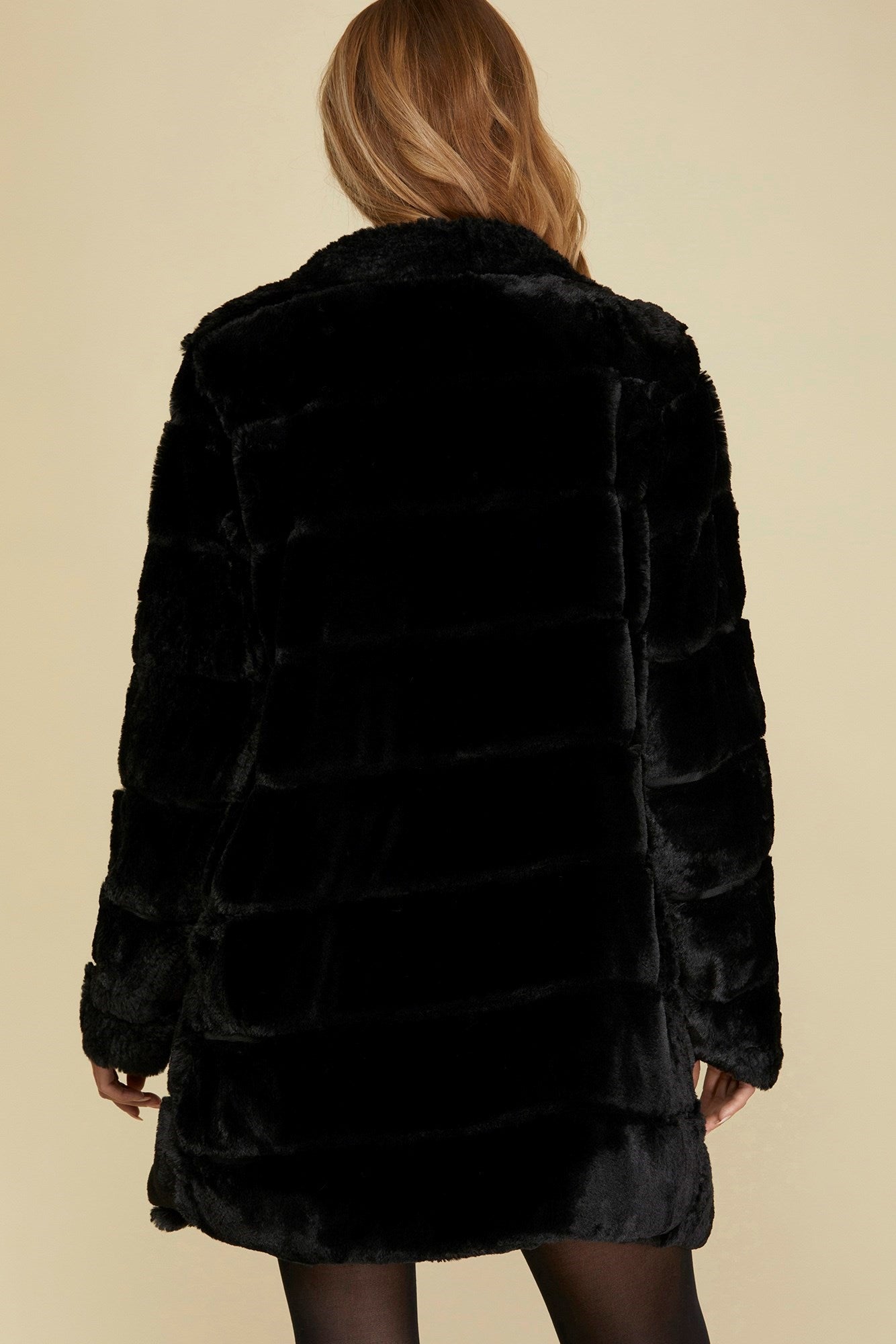 Black Faux Fur Jacket