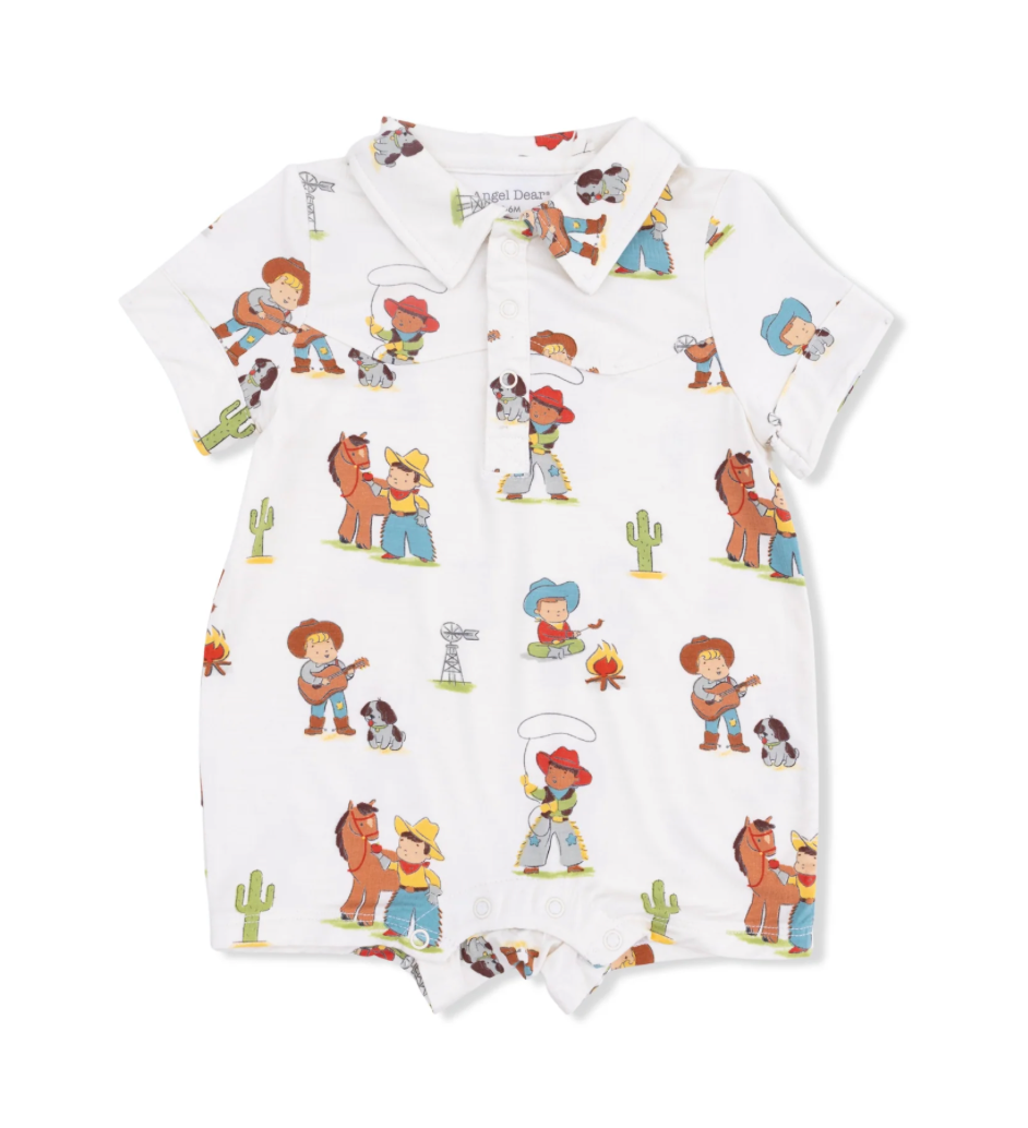 Infant Boys Vintage Cowboy Shortie