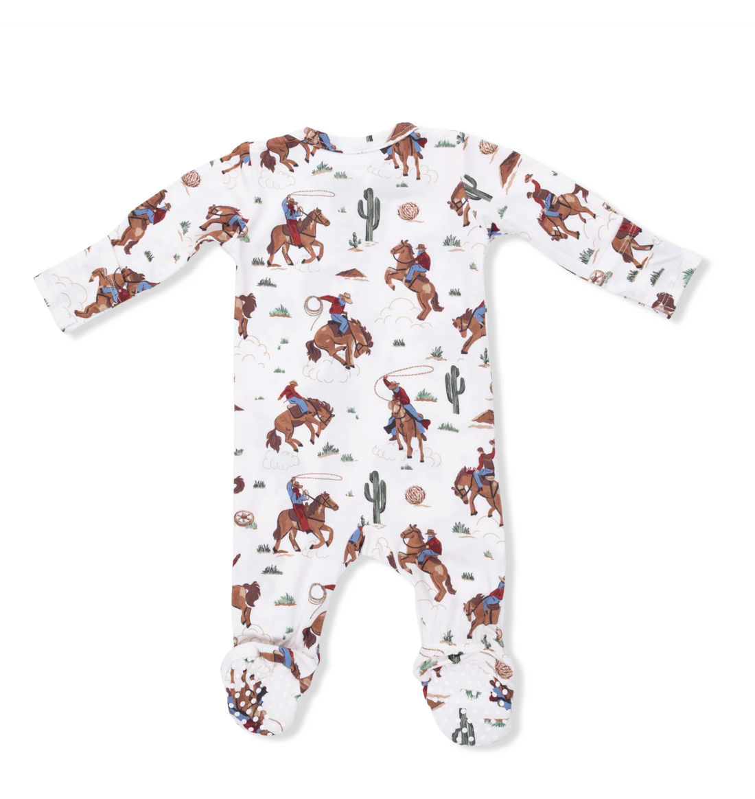 Angel Dear Buckaroo Western Zipper Footie