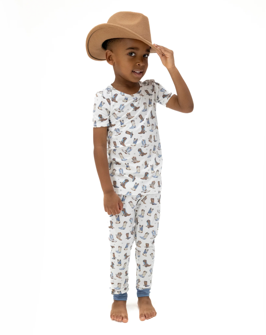 Angel Dear Cowboy Boots Loungewear Set