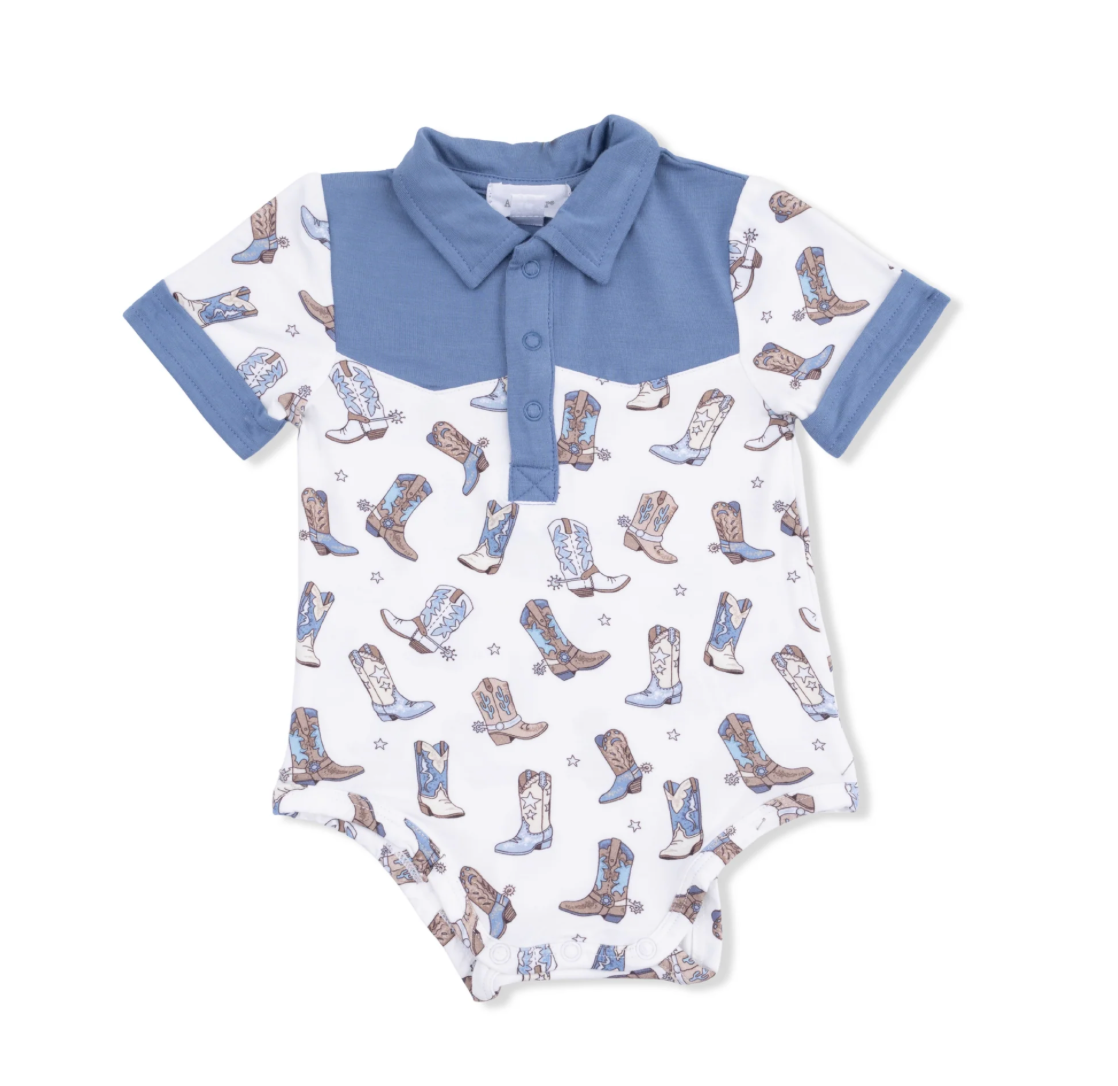 Angel Dear Cowboy Boots Bodysuit