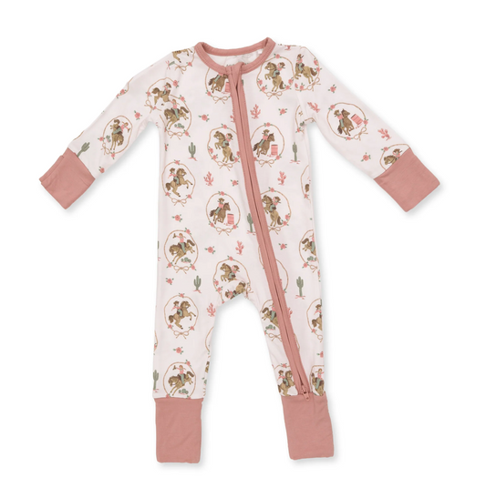 Angel Dear Cowgirl Cameos Convertible Romper
