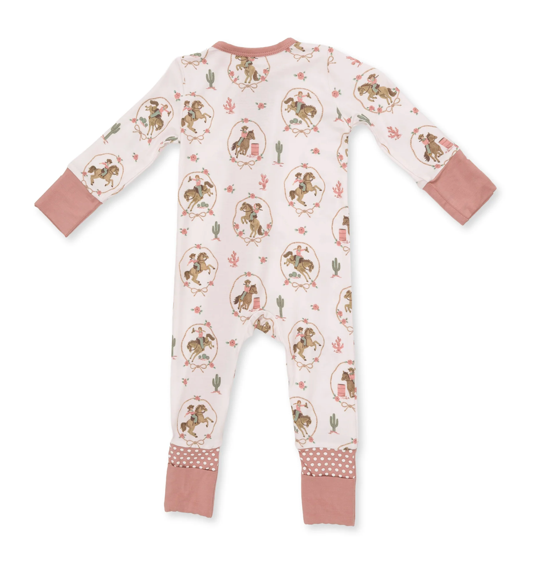 Angel Dear Cowgirl Cameos Convertible Romper