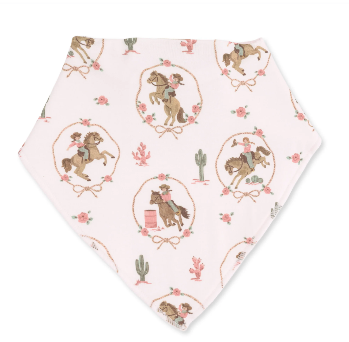 Angel Dear Cowgirl Cameos Bandana Bib