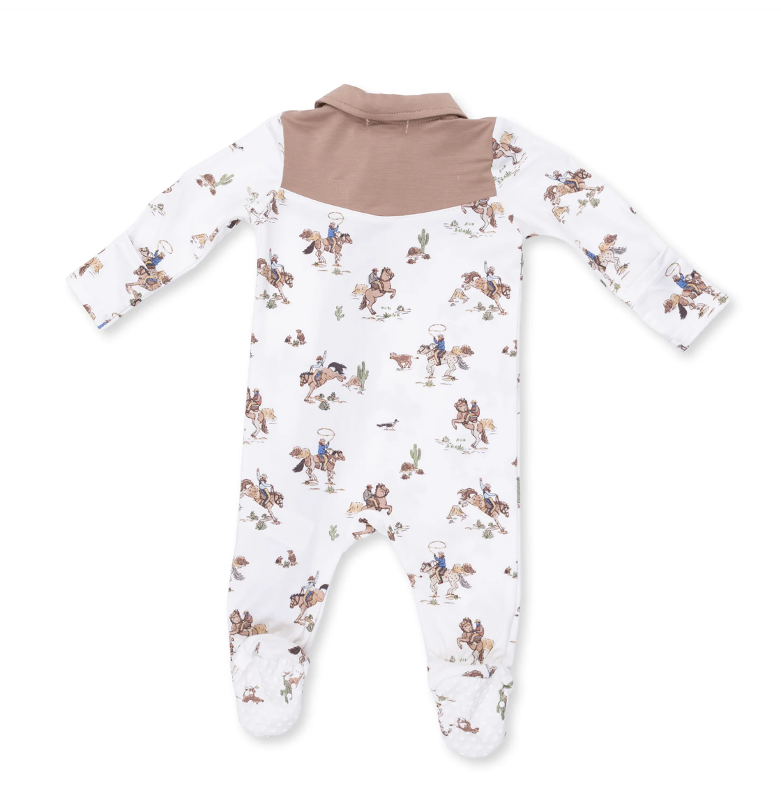 Angel Dear Horse Wrangler Cowboy Zipper Footie