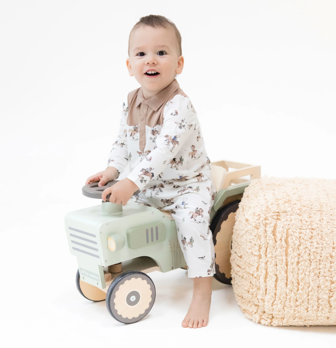 Angel Dear Horse Wrangler LS Cowboy Romper