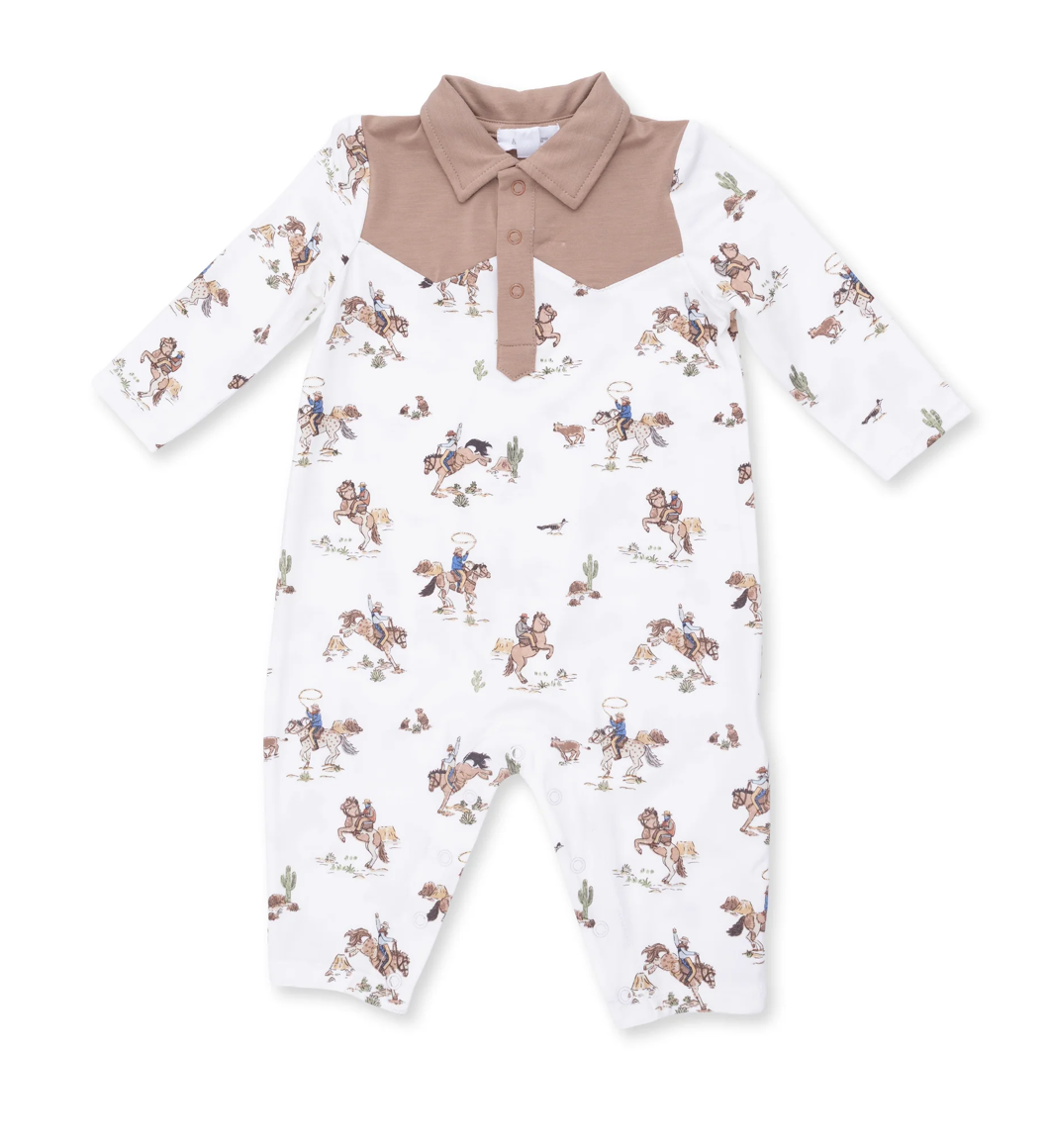 Angel Dear Horse Wrangler LS Cowboy Romper