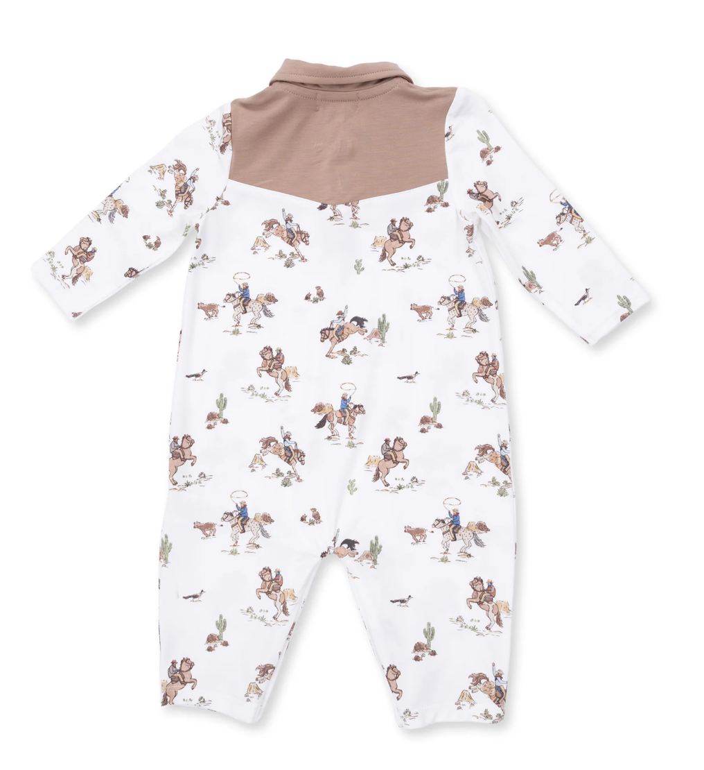 Angel Dear Horse Wrangler LS Cowboy Romper