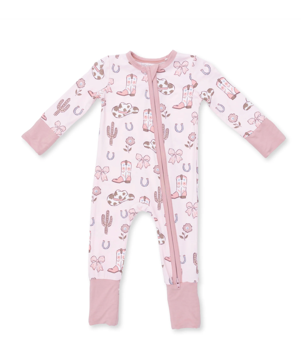 Angel Dear Cowgirl Boots & Bows Convertible Romper