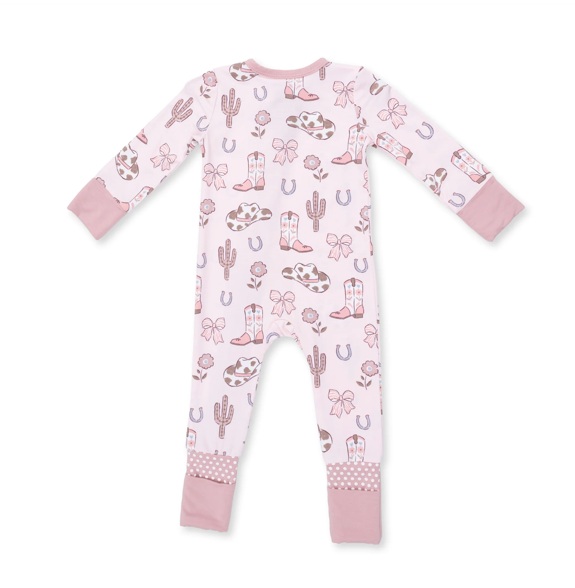 Angel Dear Cowgirl Boots & Bows Convertible Romper