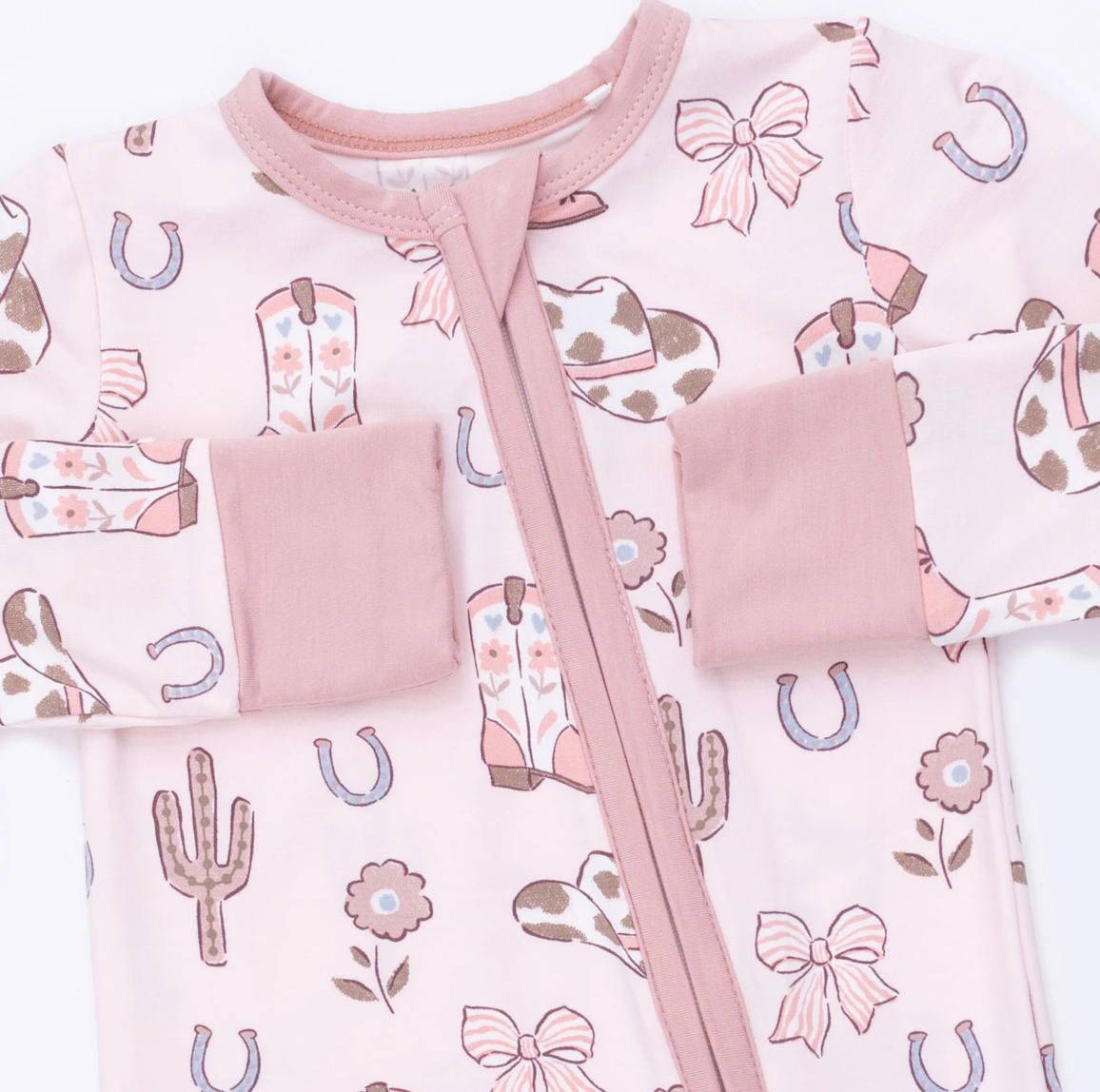 Angel Dear Cowgirl Boots & Bows Convertible Romper