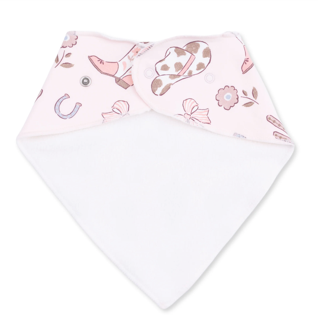 Angel Dear Cowgirl Boots & Bows Bandana Bib
