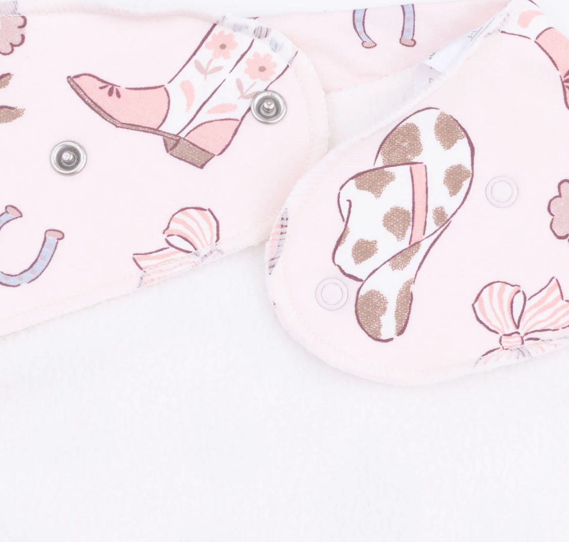 Angel Dear Cowgirl Boots & Bows Bandana Bib