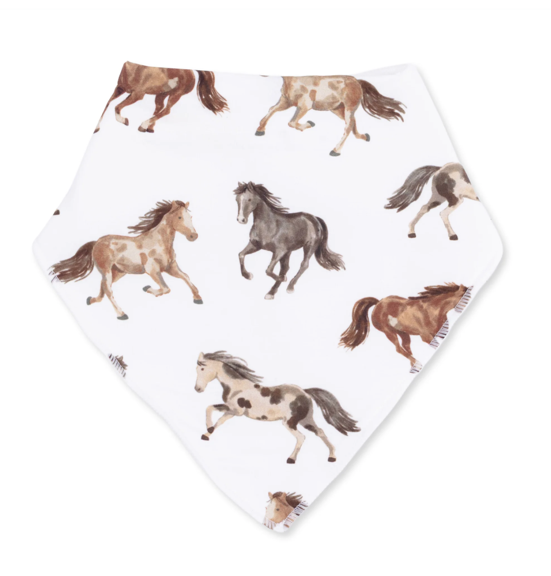 Angel Dear Wild Horses Bandana Bib
