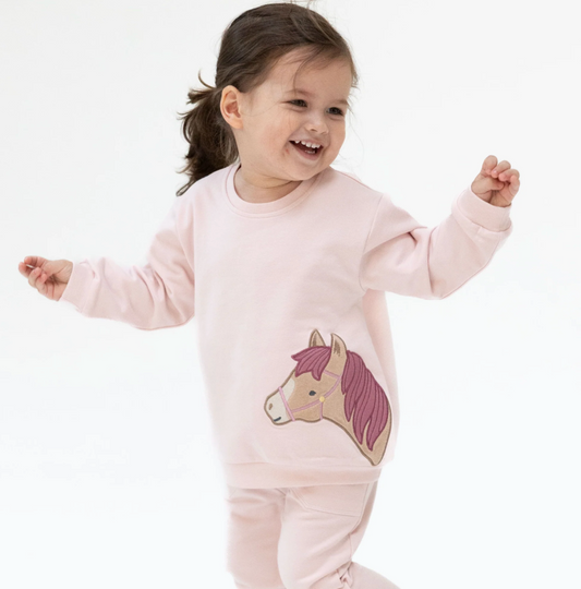 Angel Dear Horse Head Oversized Sweatshirt