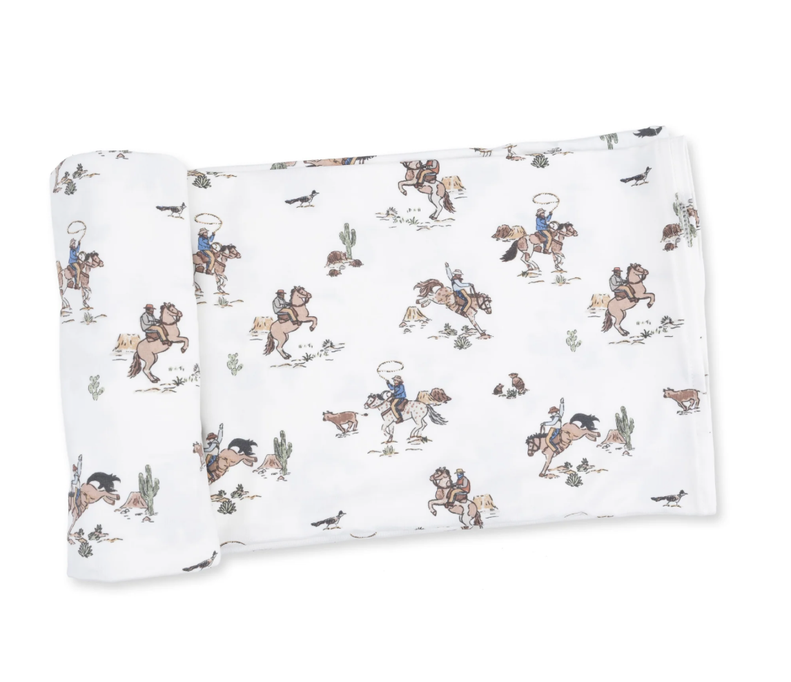 Angel Dear Horse Wrangler Swaddle Blanket